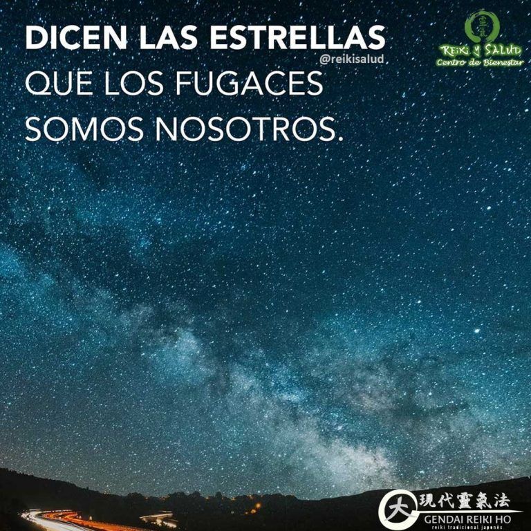 Dicen las estrellas, que los fugaces somos nosotros.Vivimos contagiados de una enfermedad que se llama…