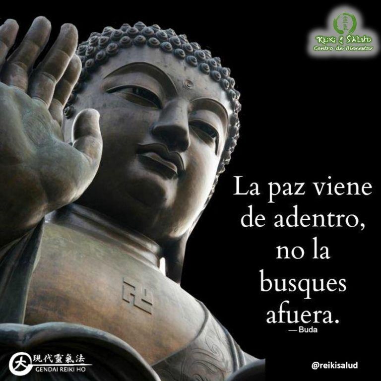 La paz viene de adentro, no la busques afuera, Buda. La idea de que algo…