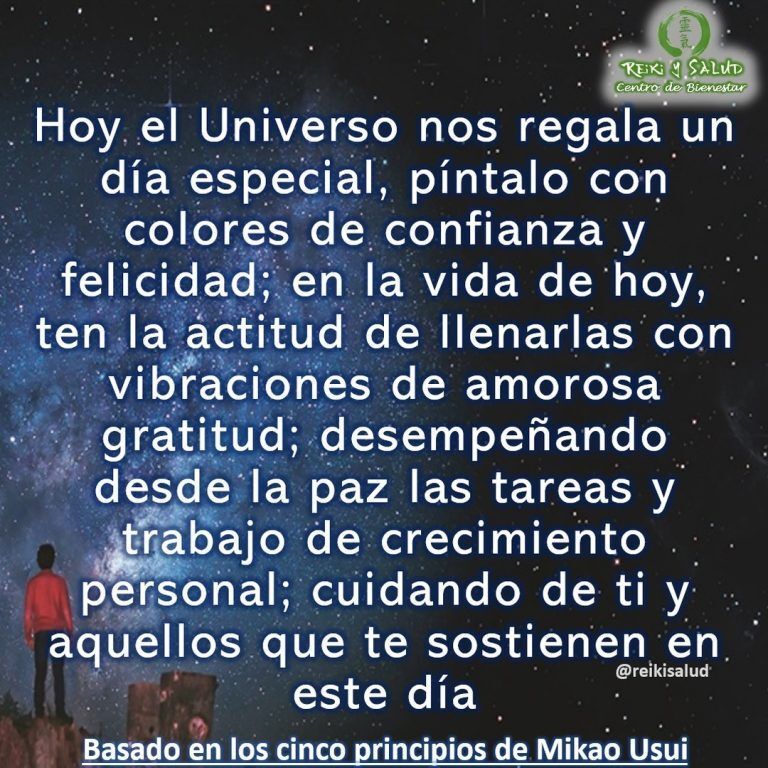 Hoy el Universo nos regala un día especial. Píntalo con colores de confianza y felicidad.…