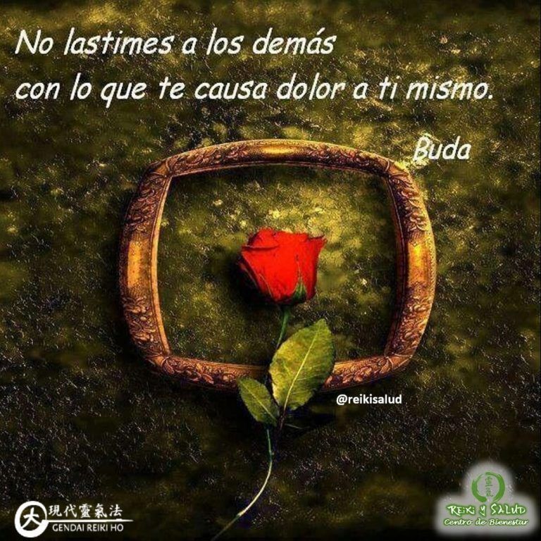 No lastimes a los demás con lo que te causa dolor a ti mismo, Buda.⁣…