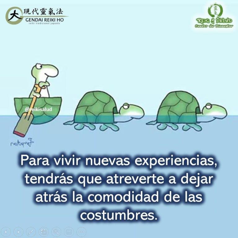 Para vivir nuevas experiencias, tendrás que atreverte a dejar atrás la comodidad de las costumbres.…