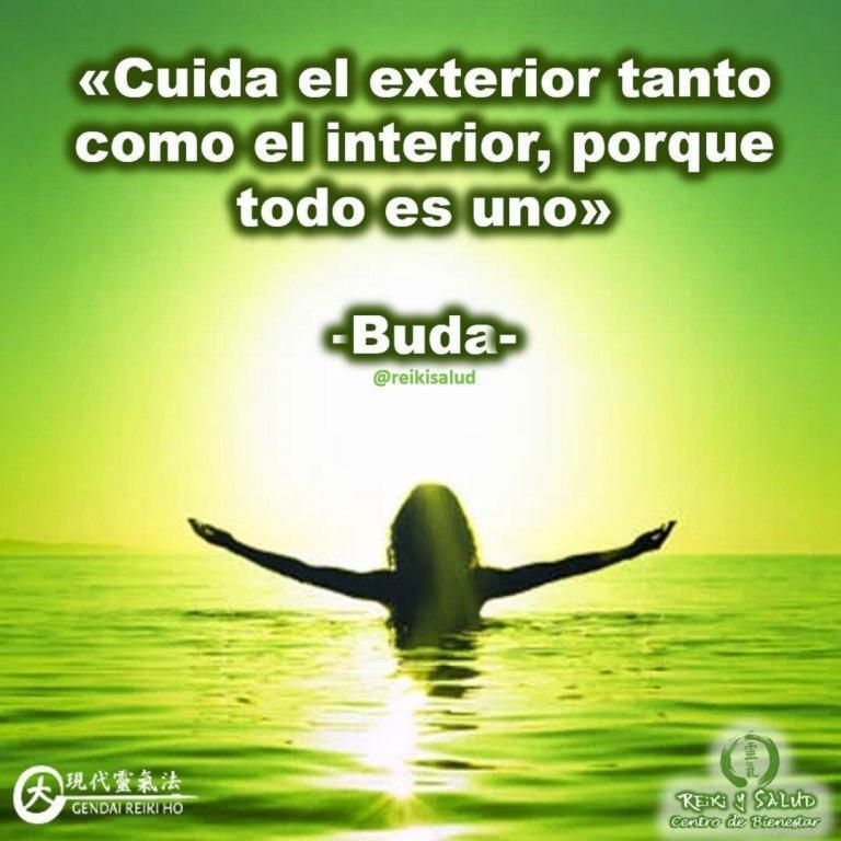Cuida el exterior tanto como el interior, porque todo es uno, -Buda- . Para encontrar…