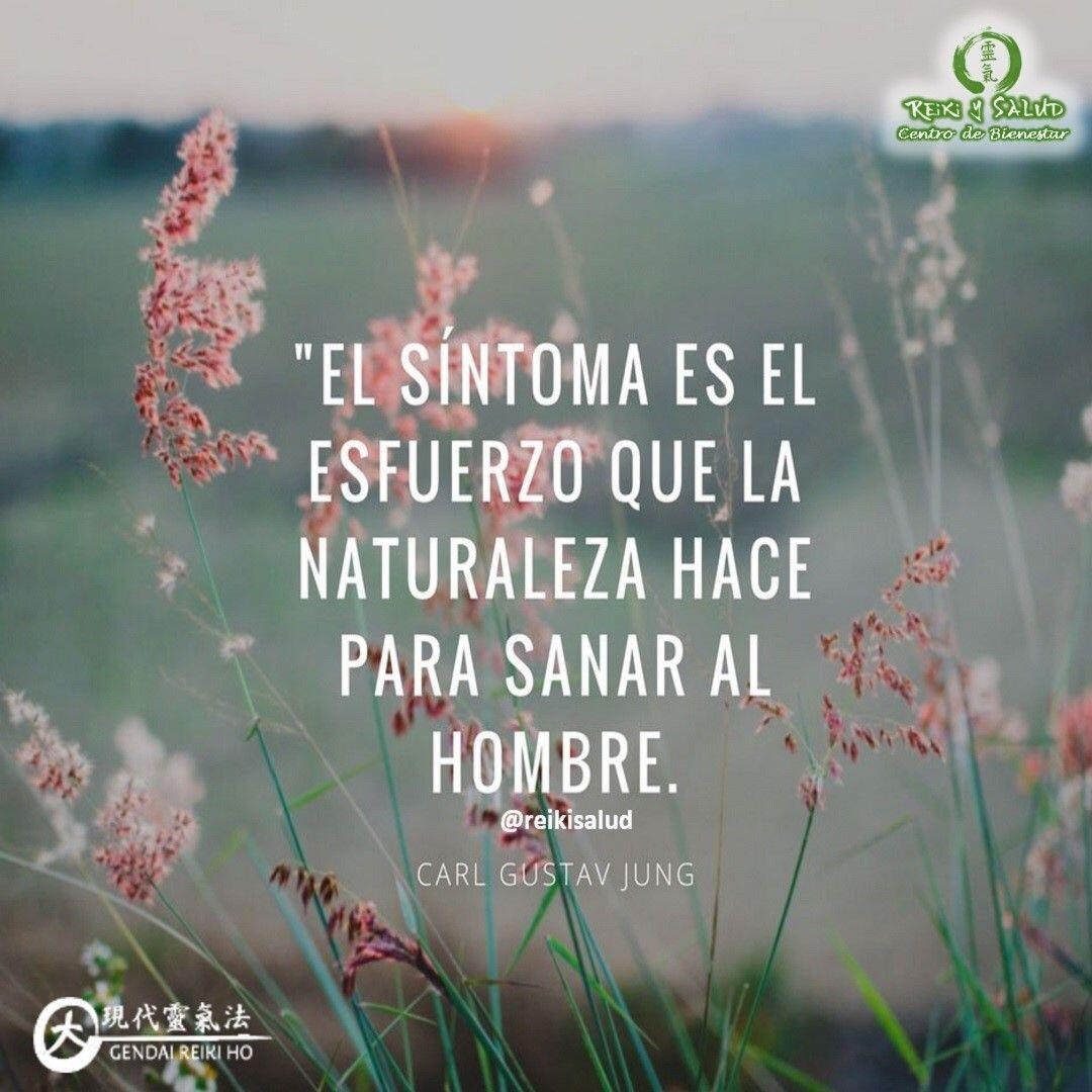 Carl G. Jung dijo: "El síntoma es el esfuerzo que hace la naturaleza para sanar al hombre" Siempre que hay una somatización, es porque hay un conflicto no resuelto a nivel emocional.Para sanar, es sabio aprender de la enfermedad, para encontrar el camino de regreso de la salud. Lo que al enfermo le parece indispensable rechazar, contiene el verdadero oro, que debe ser observado.Hay que encontrar la emoción oculta que se encuentra detrás de un síntoma físico, esa emoción, que es totalmente irracional. Nadie decide tener una emoción, es involuntario es visceral.Muchísimas veces la enfermedad es el resultado de nuestra forma de pensar y de sentir, y sobre todo nuestra actitud frente a los sucesos y circunstancias de nuestra vida que modifican nuestra energía.Porque no es lo que nos pasa en la vida, sino como nosotros reaccionamos frente a los acontecimientos.🌞Feliz viaje de autodescubrimiento.Casa Reiki y Salud, una caricia para el alma, ampliando el circulo de luz, promoviendo una vida de felicidad y bienestar. Si estas interesado en conocer mas, te invitamos a participar en el curso on-line gratuito SANANDO CON REIKI, a dictarse el 6 y 13 de Diciembre, con el respaldo de Casa Reiki y Salud, realizado de forma virtual, utilizando la plataforma ZOOM. Usa el enlace del perfil para visitar la pagina del evento y registrarte.Casa Reiki y Salud, una caricia para el alma, ampliando el circulo de luz, promoviendo una vida de felicidad y bienestar️ Comparte esta publicación con quien te vino a la mente cuando la leíste.Gracias, gracias, gracias, Námaste, @dinopierini️ Comparte esta publicación con quien te vino a la mente cuando la leíste., Gracias, gracias gracias🌐 Página WEB: www.gReiki.com#despertar #reikimaracaibo #reikizulia #reikivenezuela #reikisalud #totalcoherencia #reikisalud #smile #bienestar #reiki #addheart
