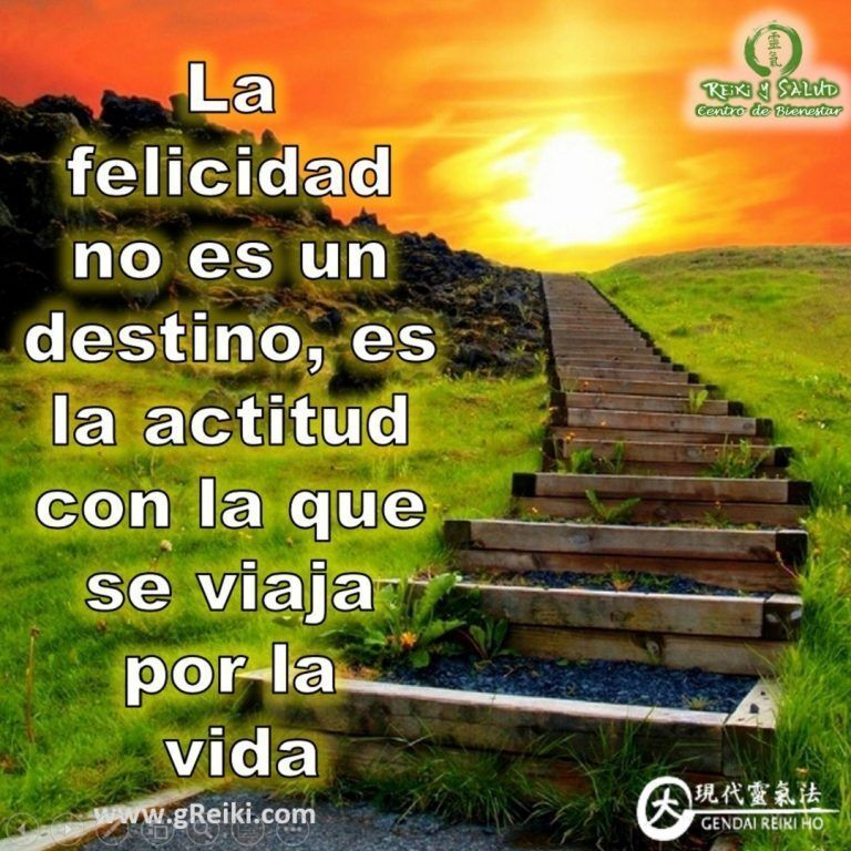 La felicidad no es un destino, es la actitud con la que se viaja por…
