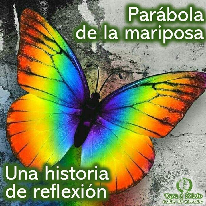 La lección de la Mariposa. Un día, en una pequeña abertura apareció una oruga; un…
