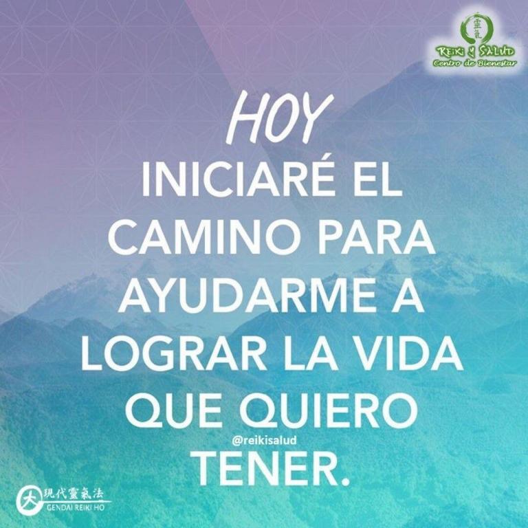 Hoy iniciaré el camino para ayudarme a lograr la vida que quiero tener. Siempre es…