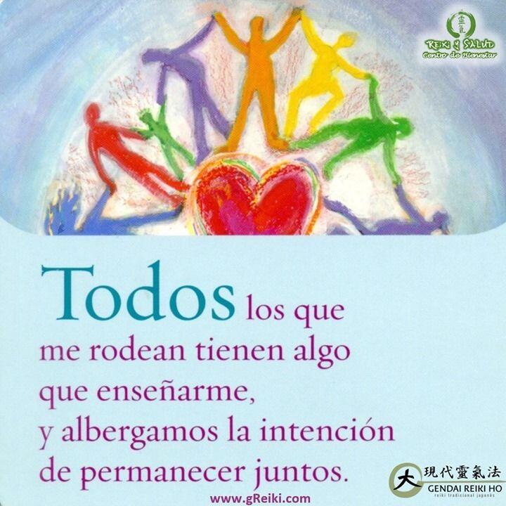 Todos los que me rodean, tienen algo que enseñarme, y albergamos la intención de permanecer…