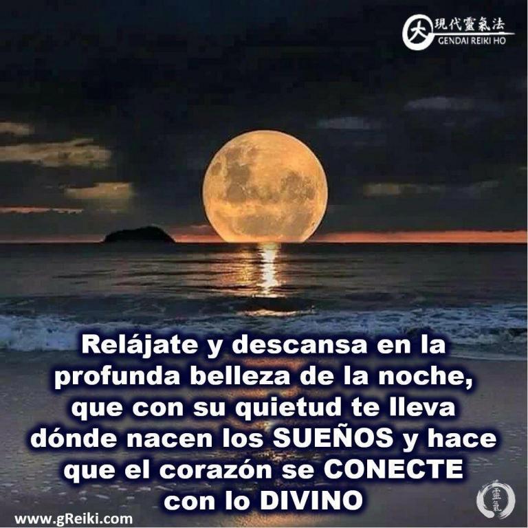 Relájate y descansa en la profunda belleza de la noche, que con su quietud te…