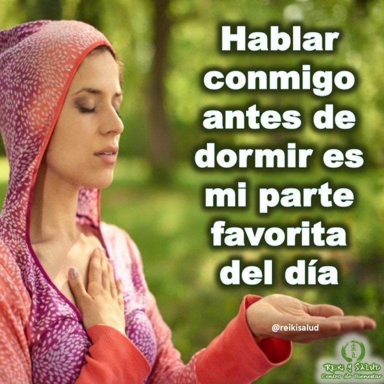 Hablar conmigo antes de dormir es mi parte favorita del día. ¿Hablar conmigo?, si hablar…