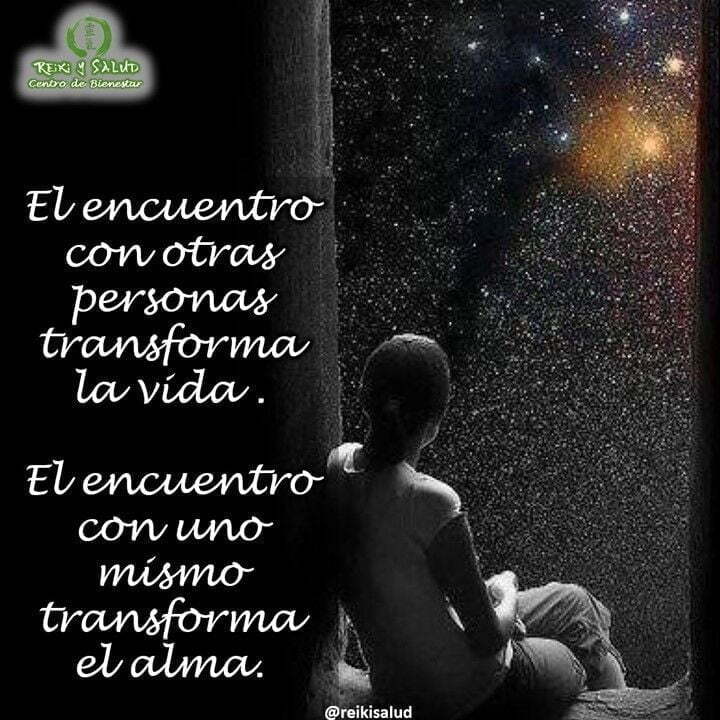 El encuentro con otras personas transforma la vida. El encuentro con uno mismo transforma el…