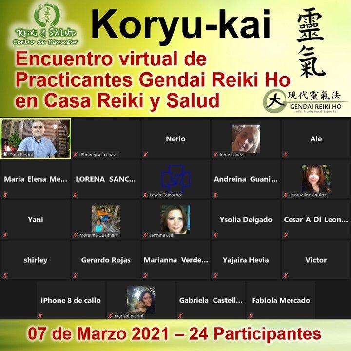 Con mucha alegría, comparto las fotos del último encuentro de practicantes e intercambio (Reiju Kai)…
