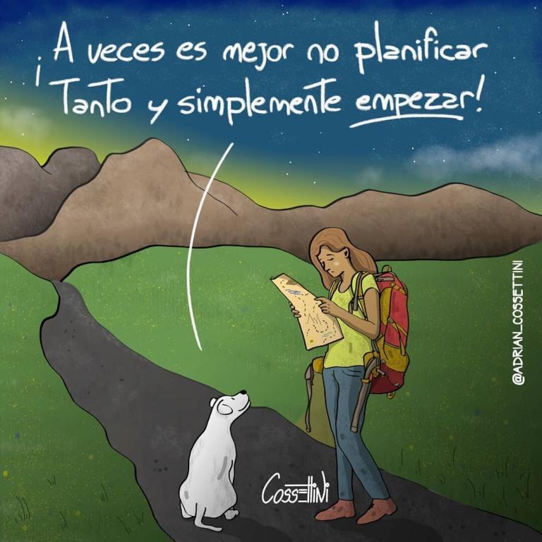 Quizás tengamos que animarnos a dar ese primer paso, aún cuando ni veamos el camino…