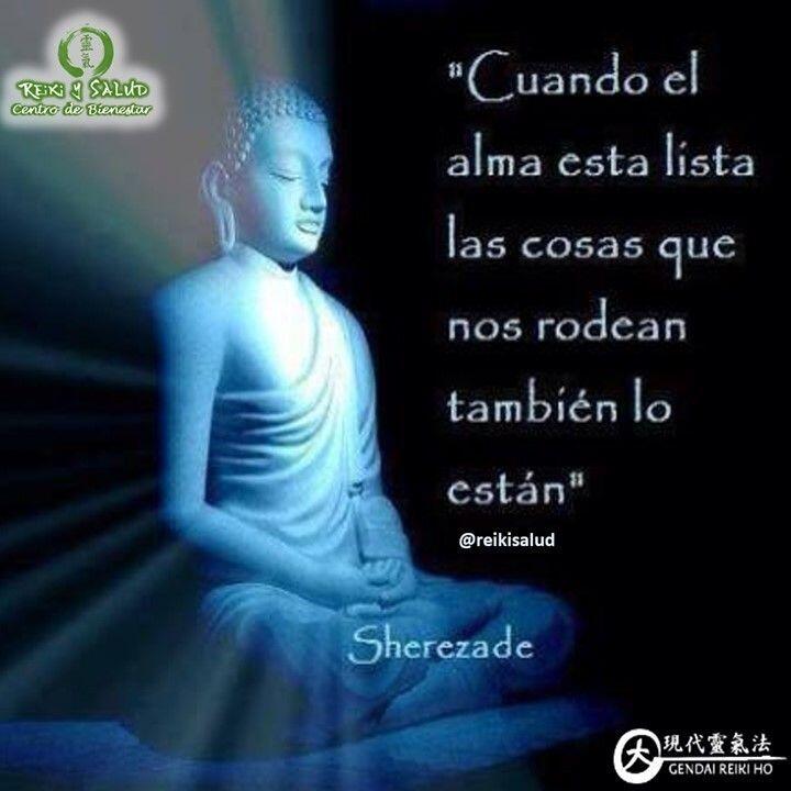 “Cuando el alma está lista las cosas que nos rodean también lo están“, esta hermosa…