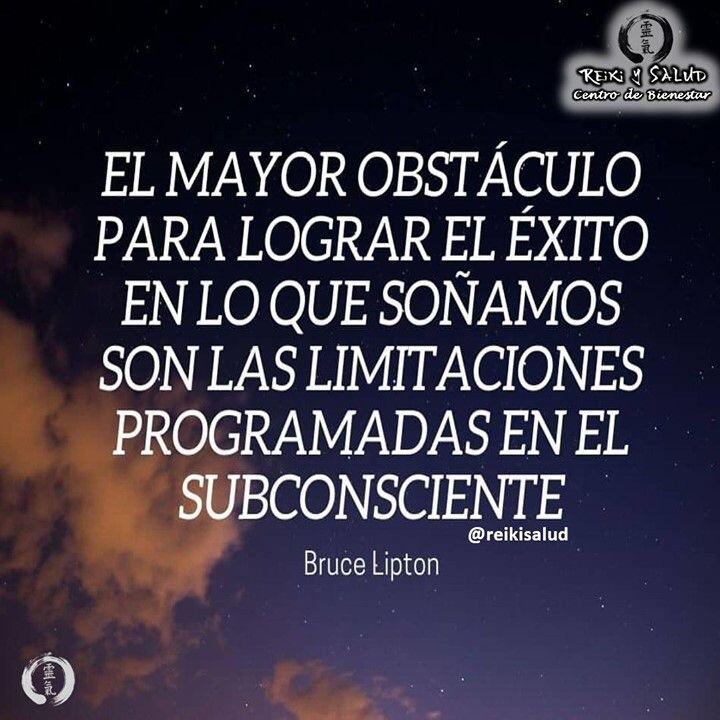 El mayor obstáculo para lograr el éxito en lo que soñamos son las limitaciones programadas…