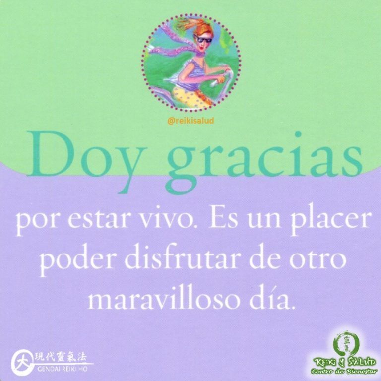 Doy gracias por estar vivo. Es un placer poder disfrutar de otro maravilloso día. Louise…