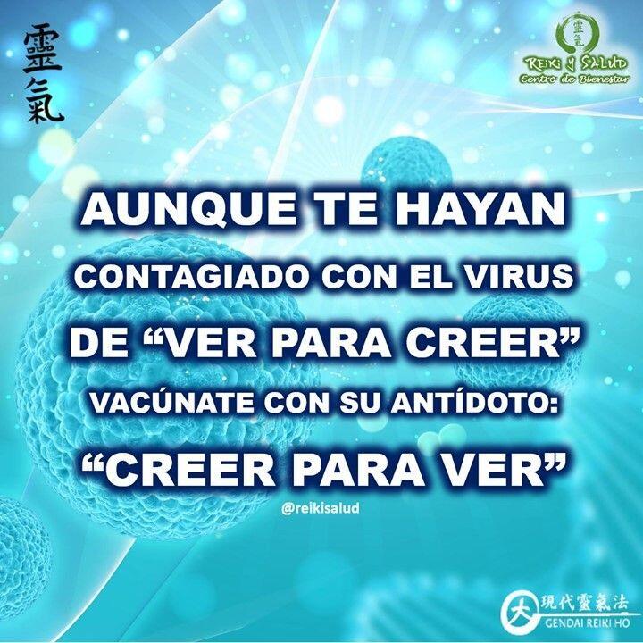 Aunque te hayan contagiado con el virus, de “Ver Para Creer”, vacúnate con su antídoto:…