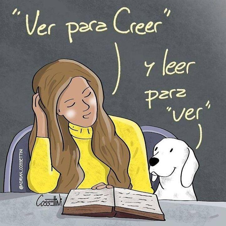 Los libros abren mentes. Las mentes abiertas permiten mirar más lejos. Feliz día del libro!.