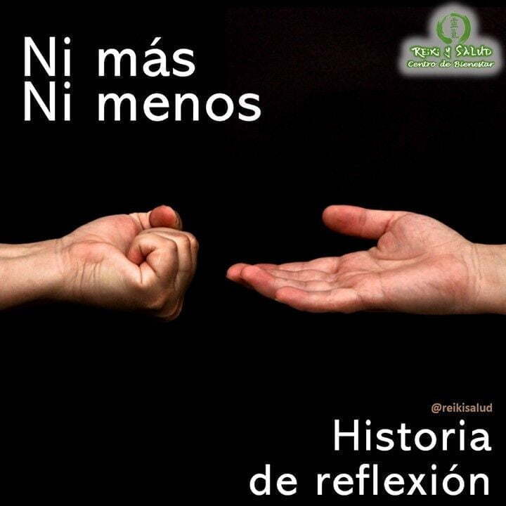 Ni más, Ni menos. Historia de reflexión. Existía un hombre muy rico que a pesar…
