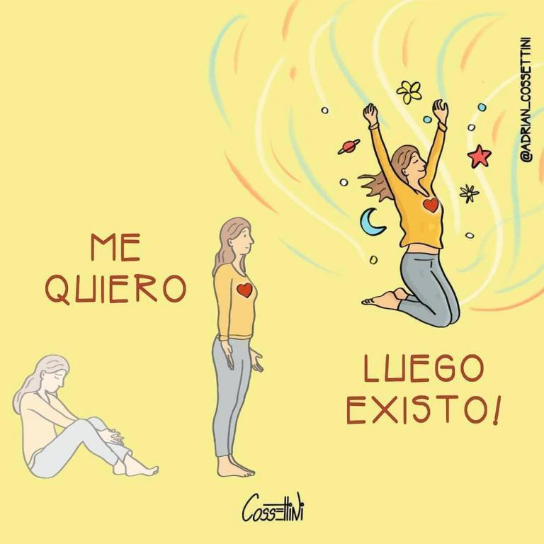 ¡Me quiero. Luego existo!. Gracias, Gracias, gracias a @adrian_cossettini por sus espectaculares publicaciones y reflexiones;…