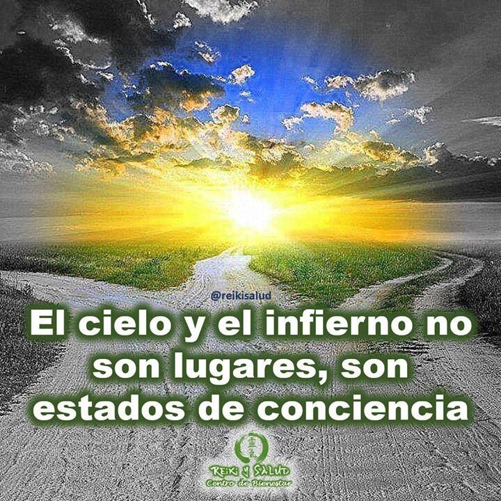 El cielo y el infierno no son lugares, son estados de conciencia, Buda.Te invito a compartir tus comentarios sobre esta afirmación. ¿Qué piensas?Con toda la certeza que, si lo CREES, lo CREAS, compartimos desde Casa Gendai Reiki Ho, un abrazo de luz, con la confianza de que Dios está con nosotros y somos uno con la conciencia universal.Quiero invitarte a mejorar tu conexión con la energía de la más alta vibración, de la más alta dimensión, de la energía más pura del universo; permitiendo que la energía de la creación, nos de lo que más necesitemos, promoviendo en nuestras vidas, salud y felicidad.Contáctame al privado o vía whatsap/telegram al +58 414 6048813, si tienes alguna inquietud, deseas aprender Reiki o para agendar una terapia de bienestar en nuestro centro terapéutico, Casa Reiki y Salud, en Maracaibo.Casa Reiki y Salud, una caricia para el alma, ampliando el circulo de luz, promoviendo una vida de felicidad y bienestar.Gracias, gracias, gracias, Námaste, @dinopieriniSi te gusta la publicación Compártela, Etiqueta a Otros, Gracias, gracias gracias🌍Página WEB: www.gReiki.com#espiritualidad #amor #felicidad #abundancia #meditacion #vida #paz #frases #love #luz #gratitud #crecimientopersonal #consciencia #alma #bienestar #inspiracion #despertar #despertarespiritual #reikimaracaibo