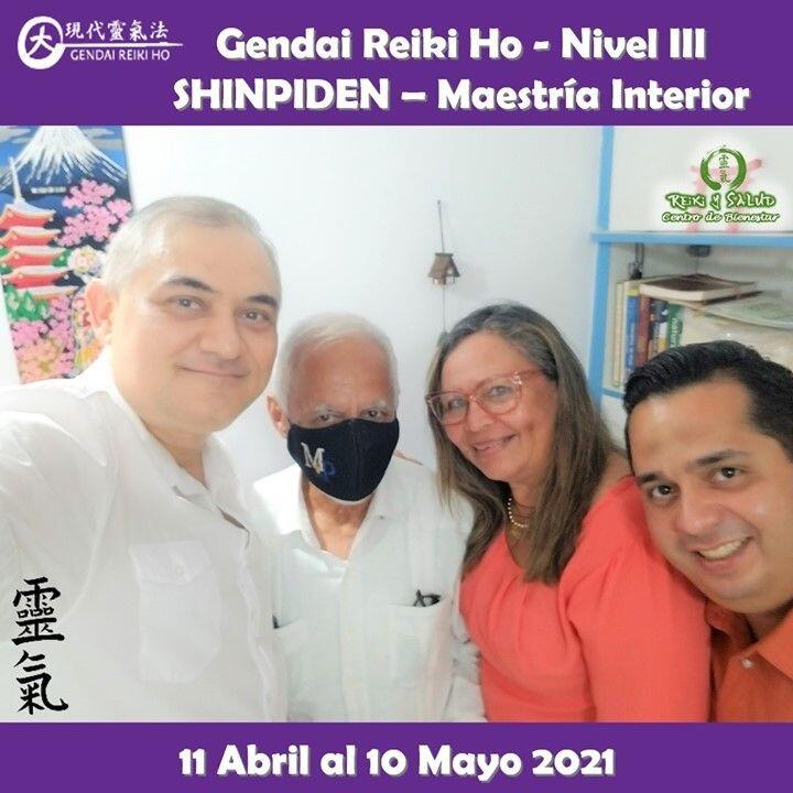 Agradecido y feliz, por el encuentro, experiencia, entrega, energía y sanación compartida en familia, durante el curso de Gendai Reiki Ho Nivel III (Shinpiden – Maestría Interior), dictado en el Casa Reiki y Salud, iniciado el 11 de Abril que Luis, Ana y Fernando termino el 10 de Mayo 2021. Fue un nuevo y especial encuentro de almas, que decidimos continuar este nuevo viaje de despertar, lleno de energía y alegría; confiando en la luz de Reiki.Una Maestría Interior implica que comprendemos y que hemos desarrollado un buen dominio de nuestras facultades creativas, tomando responsabilidad sobre nuestras debilidades, reforzando la búsqueda y desarrollo consciente de nuestra misión de vida; y practicando con compromiso las técnica de Reiki Ho, para expandir nuestra consciencia, fortaleciendo nuestra conexión con nuestra esencia, purificando continuamente nuestro ser, de manera de vivir una vida en abundancia, vitalidad, salud y serenidad. Comparto las fotos del encuentro de iniciación/sintonización y práctica realizado en Casa Reiki y Salud. Hoy agradezco a Luis, Ana y Fernando, gracias gracias gracias️Gracias a todos ustedes por el compartir, entrega, alegría y experiencia. Cinco semanas de crecimiento y autodescubrimiento para todos. Un abrazo de luz y gasshoCasa Reiki y Salud, comparte las técnicas de la Gendai Reiki Healing Association de Japón, con el respaldo internacional de la Gendai Reiki Network. Cursos dictados por Dino Pierini (@DinoPierini), Shihan de la escuela Gendai Reiki Ho desde el año 2008 y miembro de la Gendai Reiki Healing Association en Japón️ Casa Reiki y Salud, una caricia para el alma, ampliando el circulo de luz, promoviendo una vida de salud y felicidadGracias, Gracias, Gracias, Námaste, @dinopierini#reiki #reikimaracaibo #reikivenezuela #sanación #salud #reikiusui #gendaireiki #gendaireikiho #usuireiki #usuireikiho #usuireikiryoho #reikigendai #mikaousui #reikisalud #totalcoherencia #koryukai #encuentrosreiki