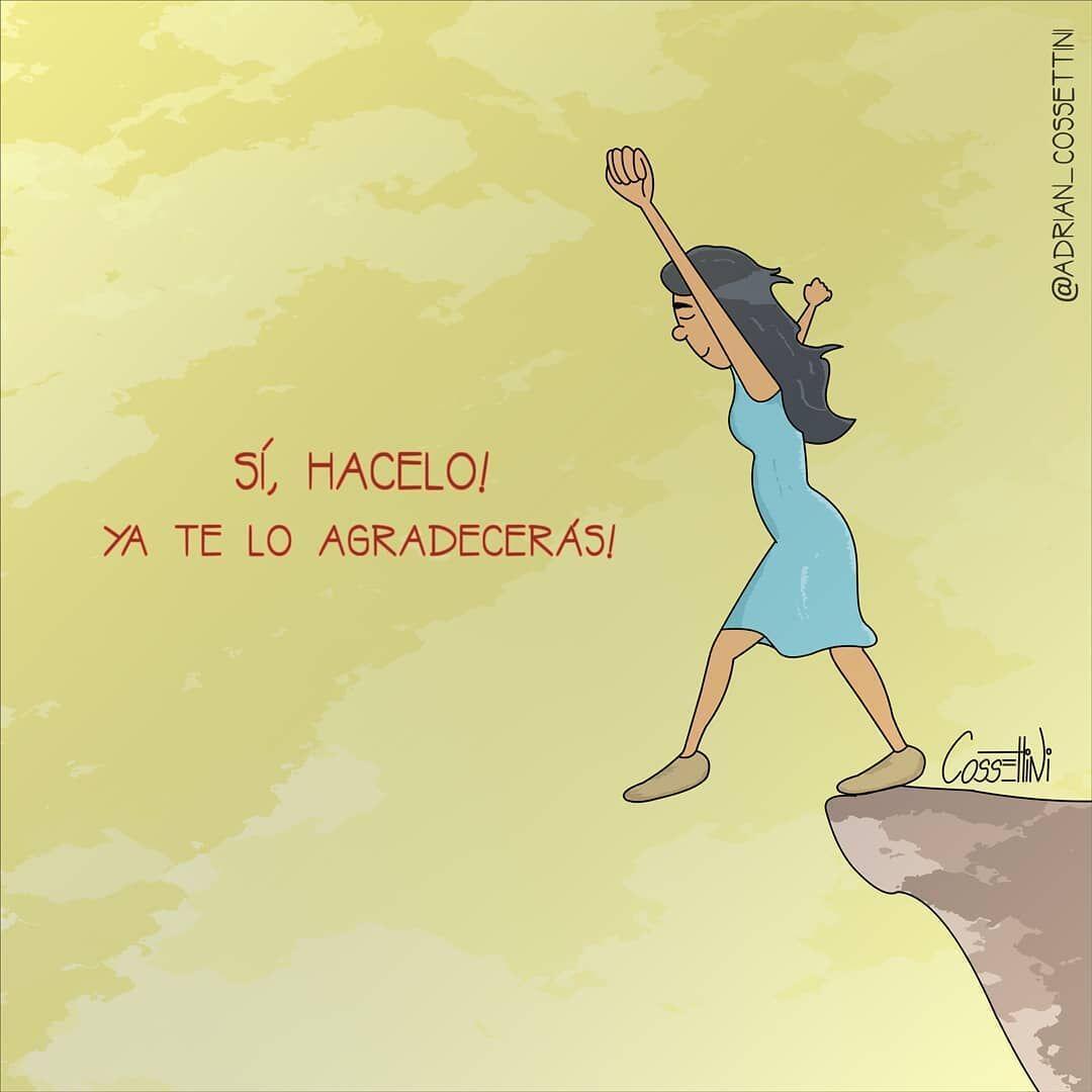 Etiquetá a quien necesite dar ese salto de fe! (En el trabajo, en el amor, en la vida, jugatelá. Siempre!)Cree en ti y lánzate al vacío, sin dudar, Se te abrirán tus alas. Conéctate y deja que tu esencia se manifieste siempre.️No te quedes con las ganas de saber que pasaría, lánzate, vive, atrévete, disfruta de los éxitos y también de todo aquello que nos ayudo a crecer.Tu creas con tu energía y tu intención, literalmente tu futuro.¿Qué futuro estas creando para ti en este momento?️ Feliz viaje de auto descubrimiento y despertar.Gracias, Gracias, gracias a @adrian_cossettini por sus espectaculares publicaciones y reflexiones; y ustedes por acompañarme cada día, reciban feliz año, Námaste, @dinopierini#reikisalud