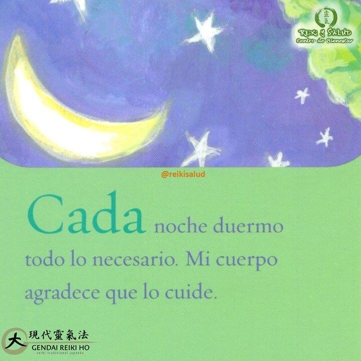 Cada noche duermo todo lo necesario. Mi cuerpo agradece que lo cuide. Dormir bien, puede…