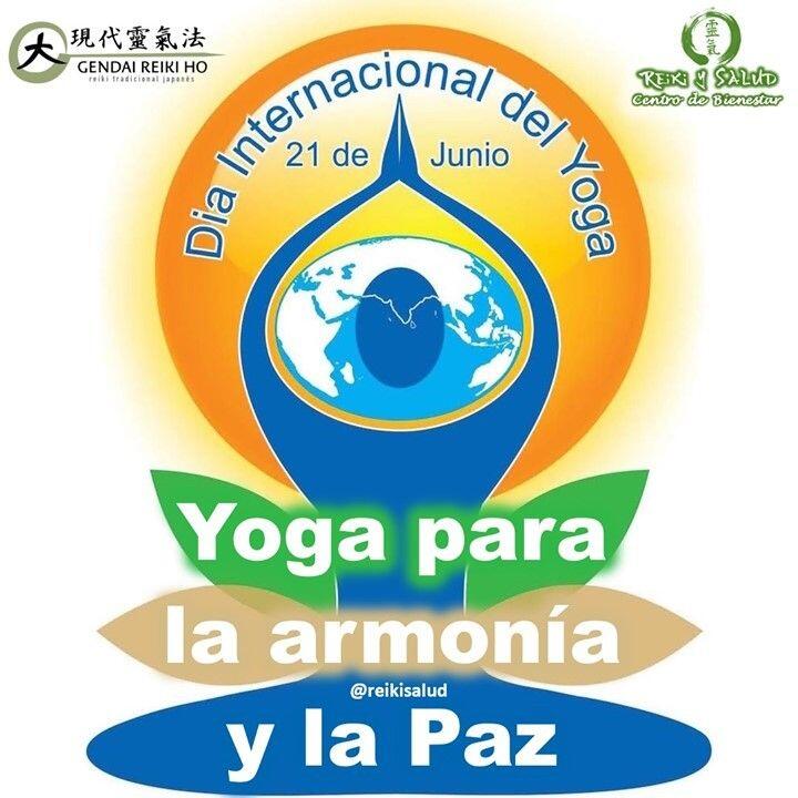 Yoga para la armonía y la Paz. Hoy celebramos con el resto del mundo, el…