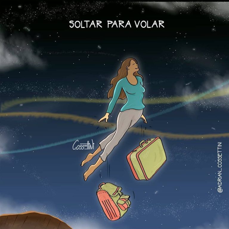 Soltá! Ya es hora. Sino como vas a hacer para volar?️ Feliz viaje de auto…