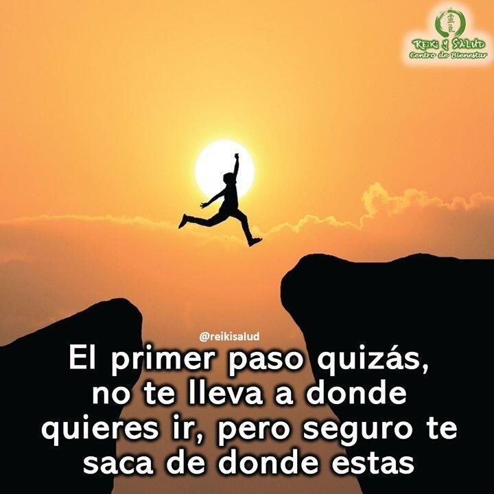 El primer paso quizás, no te lleva a donde quieres ir, pero seguro te saca…