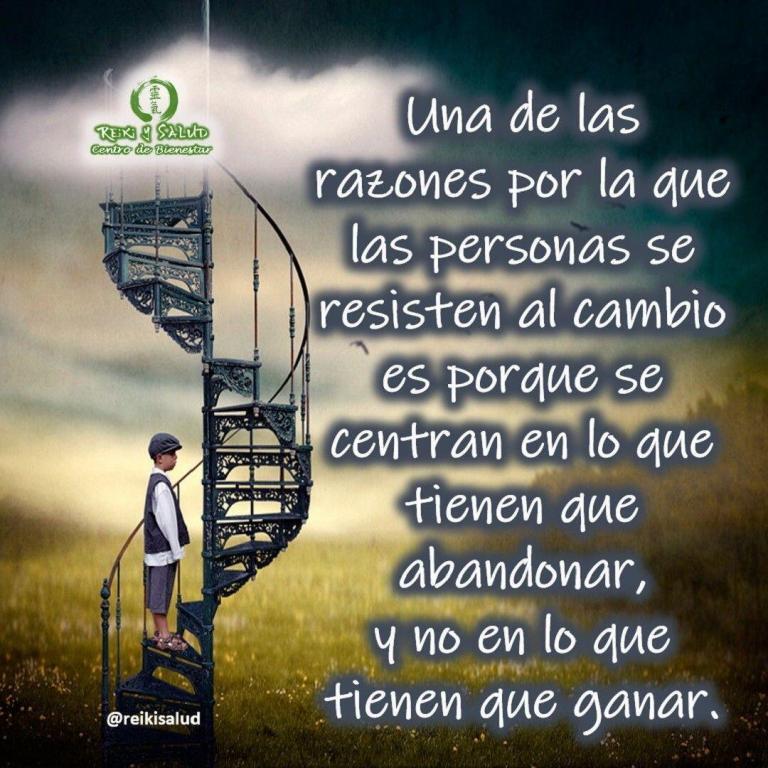 Una de las razones por la que las personas se resisten al cambio es porque…