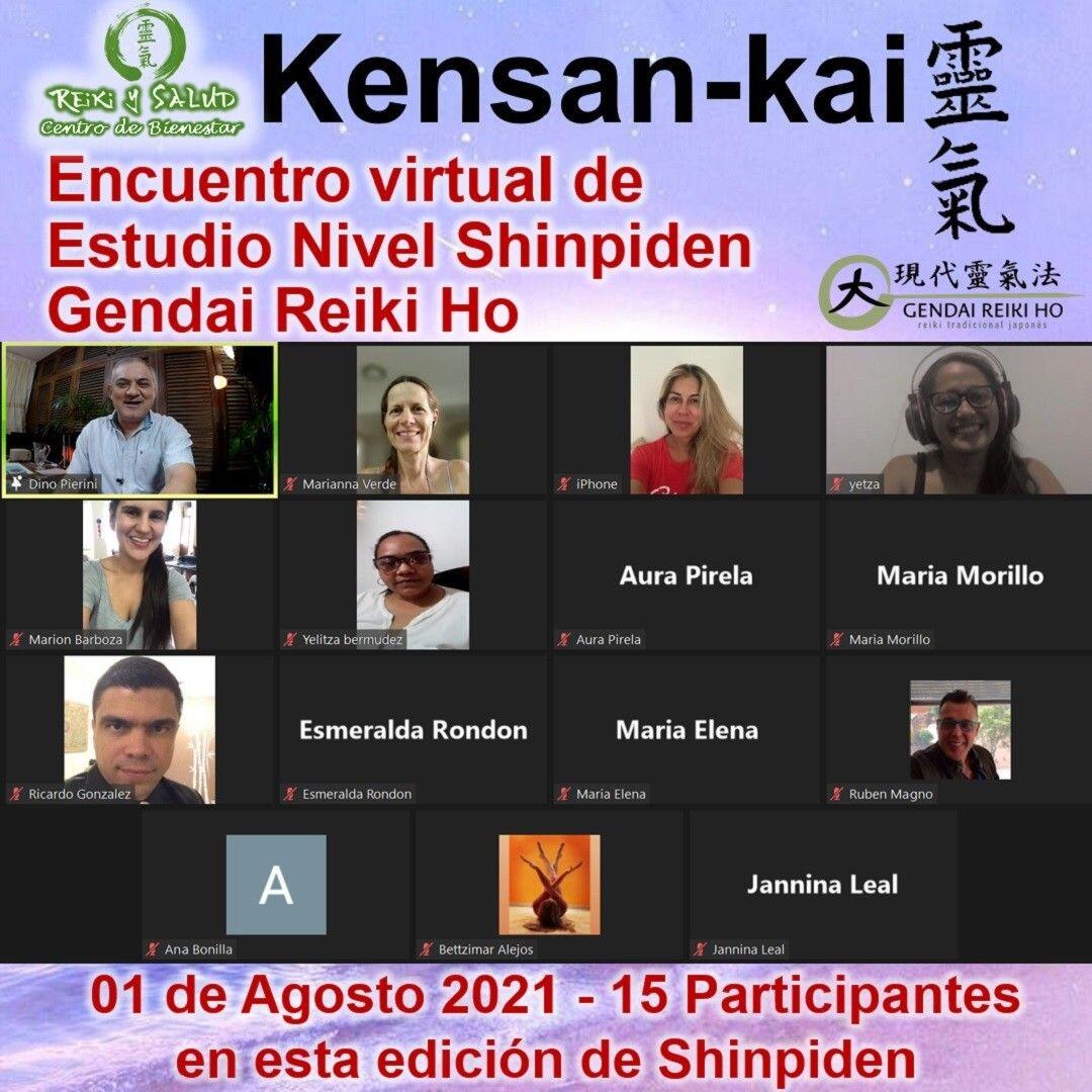 Con mucha alegría, comparto las fotos del último encuentro de estudio e intercambio con el grupo de practicantes y participantes del curso Gendai Reiki Ho nivel III, Shinpiden - Maestría Interior [Expansión y Trascendencia - Nivel III] de la escuela tradicional japonesa Gendai Reiki Ho, en Casa Reiki y Salud; celebrado el pasado domingo 01 de Agosto del 2021 a través de la sala virtual de Casa Reiki y salud. Gracias a las 15 almas, que están participando en el curso de maestría interior, buscando expandir nuestra vibración energética y consolidar nuestro vínculo con la energía de Reiki, para sanar.Este nivel tiene una importancia única en el desarrollo personal, se lo llama “Maestría Personal o Interna”. Se completa el aprendizaje de las técnicas de sanación y expansión de la conciencia que conforman el Sistema que se comparte en Japón. El Seminario de Shinpiden es una experiencia muy personal, que regocija el alma.Una Maestría Personal implica que comprendemos y que hemos desarrollado un gran dominio de nuestras facultades creativas, tomando responsabilidad sobre nuestras debilidades, reforzando la búsqueda y desarrollo consciente de nuestra misión de vida; y practicando con compromiso las técnica de Reiki Ho, para expandir nuestra consciencia, fortaleciendo nuestra conexión con nuestra esencia, purificando continuamente nuestro ser, de manera de vivir una vida en abundancia, vitalidad, salud y serenidad. Gracias gracias gracias a todos los que nos han acompañado en este hermoso camino. Casa Reiki y Salud, una caricia para el alma, ampliando el circulo de luz, promoviendo una vida de salud y felicidad.Para todos aquellos que quieran iniciar este viaje de aprendizaje y despertar, los invitamos a contactarnos o registrarse en el próximo Curso Gendai Reiki Ho (Escuela Japonesa), Nivel Shoden (1er Nivel – El despertar) que se iniciará el 29 de Agosto del 2021.Un abrazo de luz, Gracias, gracias, gracias, gassho. Námaste, @dinopierini#reiki #reikimaracaibo #reikivenezuela #sanación #salud #reikiusui #gendaireiki #gendaireikiho #usuireiki #usuireikiho #reikigendai #mikaousui #reikisalud #totalcoherencia #kensankai #encuentrosreiki