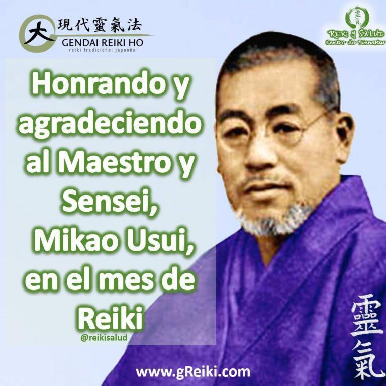 Honro y agradezco al Maestro y Sensei, Mikao Usui, en el mes de Reiki Ho,…