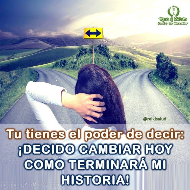 Tu tienes el poder de decir: ¡DECIDO CAMBIAR HOY, COMO TERMINARÁ MI HISTORIA!. ¡La decisión…