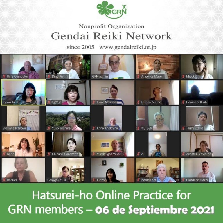 Compañeros de viaje, feliz de iniciarla, compartiendo junto a otros practicantes y maestros de Reiki…