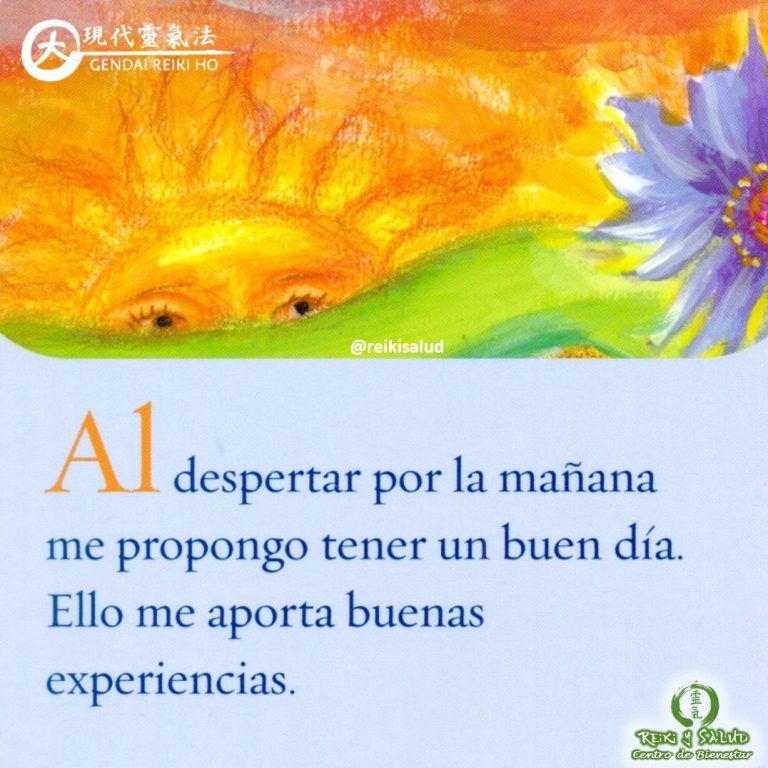 Al despertar por la mañana me propongo tener un buen día. Ello me aporta buenas…