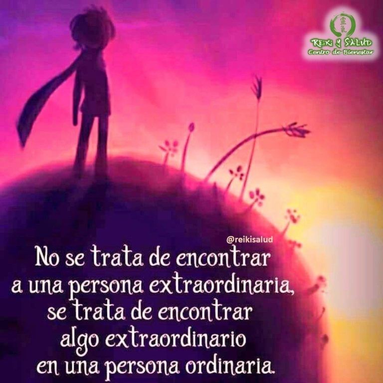 No se trata de encontrar a una persona extraordinaria, se trata de encontrar algo extraordinario…