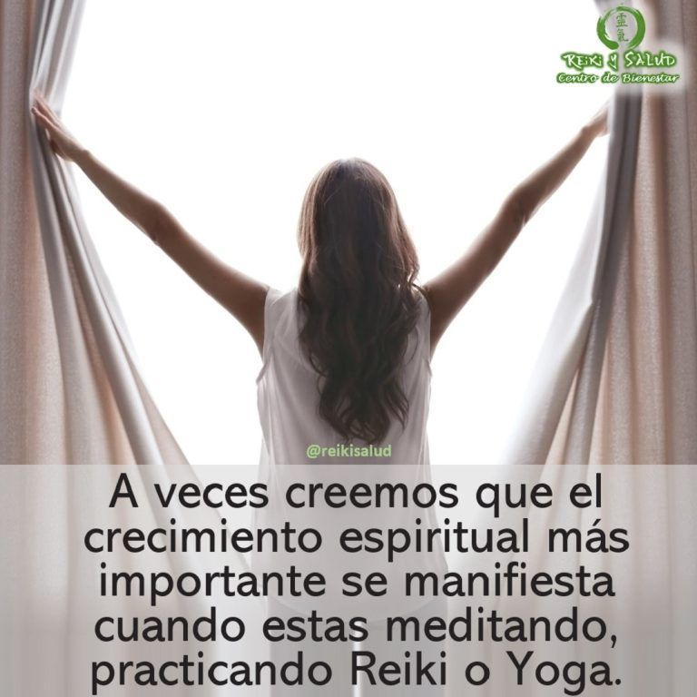 A veces creemos que el crecimiento espiritual más importante ocurre cuando estas meditando, practicando Reiki…