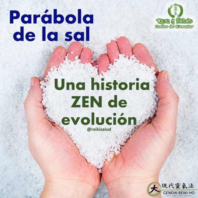 ⛩️ Parábola de la Sal. Una Historia ZEN de evolución personal. El viejo Maestro pidió…