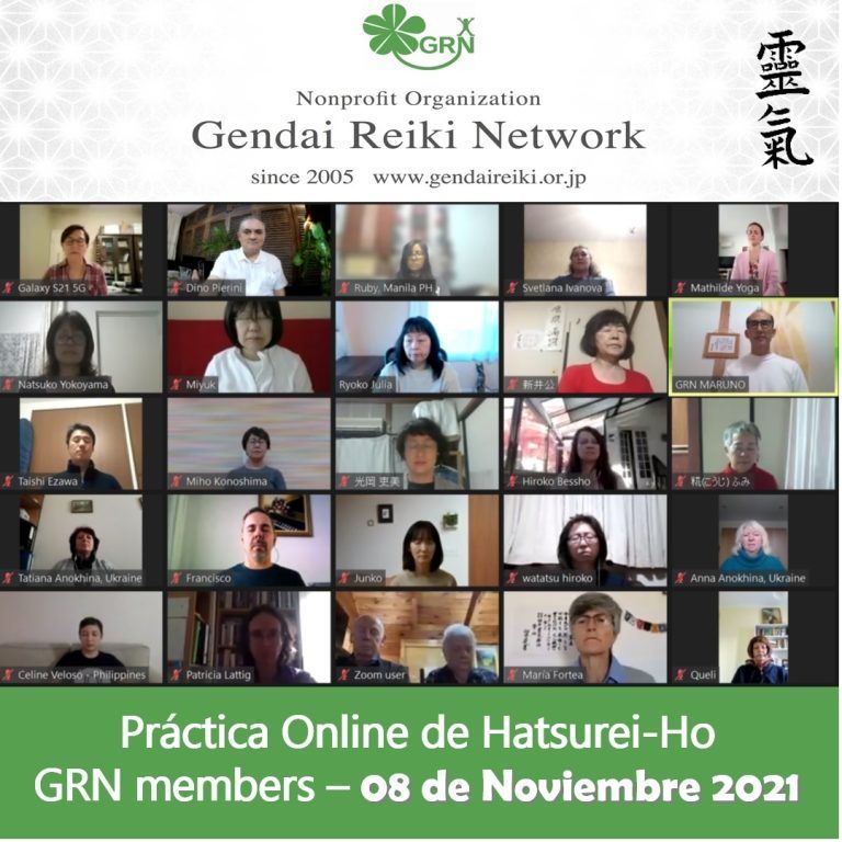 Compañeros de viaje, feliz de iniciarla, compartiendo junto a otros practicantes y maestros de Reiki…
