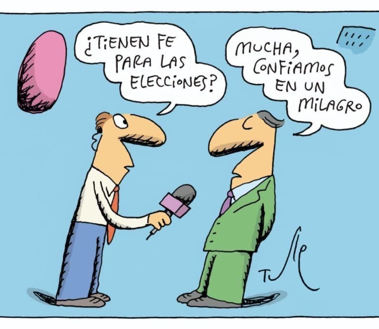 ¿Tienen fe para las elecciones?, Mucha confiamos en un milagro.️