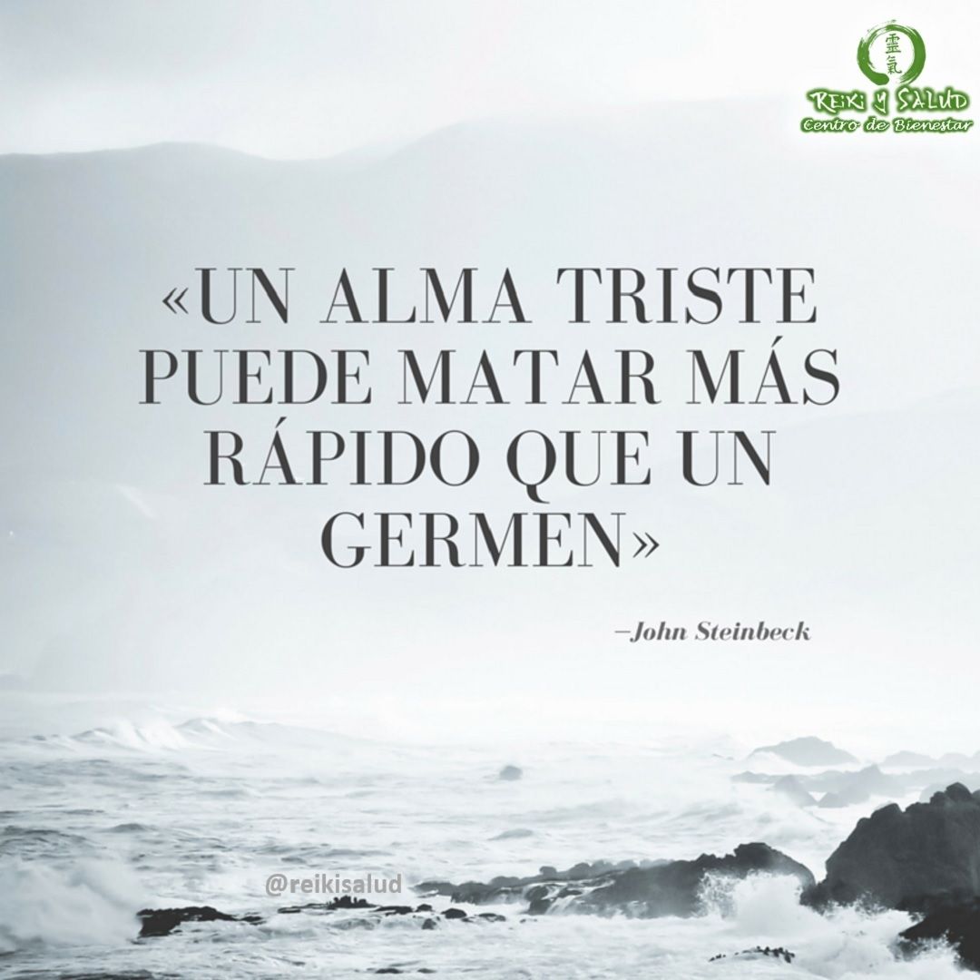 Un alma triste puede matar más rápido que un germen, Jhon Steinbeck.Que tanta verdad hay en esta declaración.¿Tu que que crees, que puede hacernos mas daño, un alma triste o un germen pequeñito que no podemos ver?Feliz viaje de autodescubrimiento y despertar.Gracias, Gracias, Gracias, un abrazo de luz, Namaste, @DinoPierini#cursosmaracaibo #talleresmaracaibo #reiki #reikimaracaibo #reikivenezuela #gendaireikiho #shoden #reikiusui #paz #gratitud #reikisalud #reikizulia
