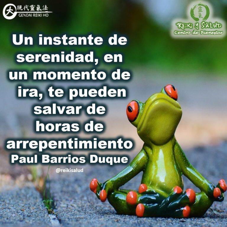 Un instante de serenidad, en un momento de ira, te pueden salvar de horas de…