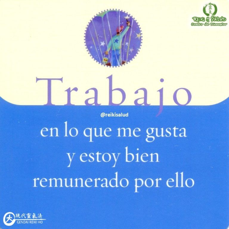 Trabajo en lo que me gusta y estoy bien remunerado por ello, Louise Hay.