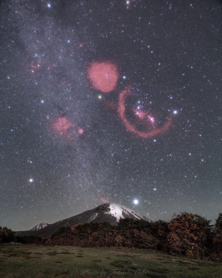Hakuya Fuji, anunciando la llegada del invierno. Que espectacular vista en Oyama, a finales de…