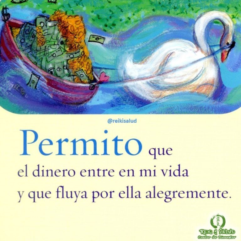 Permito que el dinero entre en mi vida y que fluya por ella alegremente. Te…