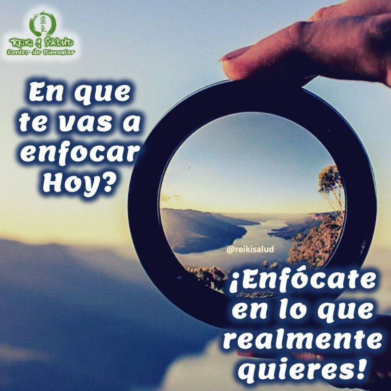 ¿En que te vas a enfocar Hoy?, ¡Enfócate en lo que realmente quieres, nunca en…
