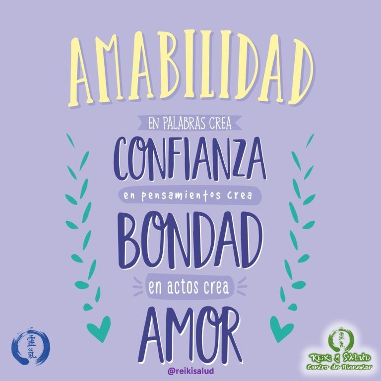 AMABILIDAD en palabras crea CONFIANZA. En pensamientos crea BONDAD, en actos crea AMOR.Feliz viaje de…