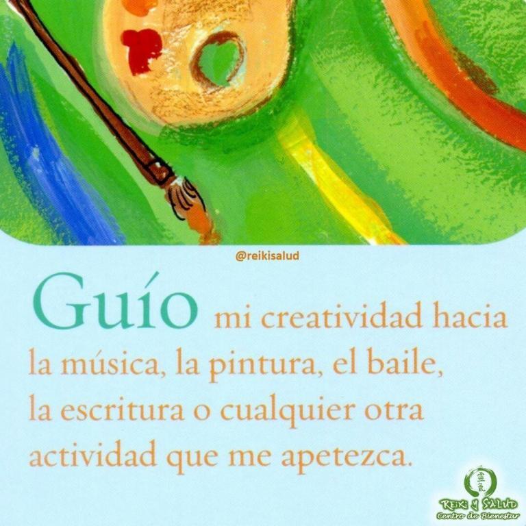 Guío mi creatividad hacia la música, la pintura, el baile, la escritura o cualquier otra…