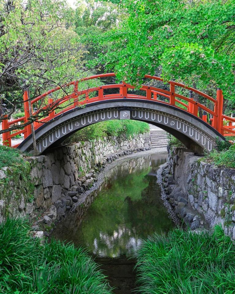Puente en el Santuario Shimogamo (下鴨神社 Shimogamo-jinja?). Los puentes unen, conectan, permiten, dejan fluir. ¿Qué…